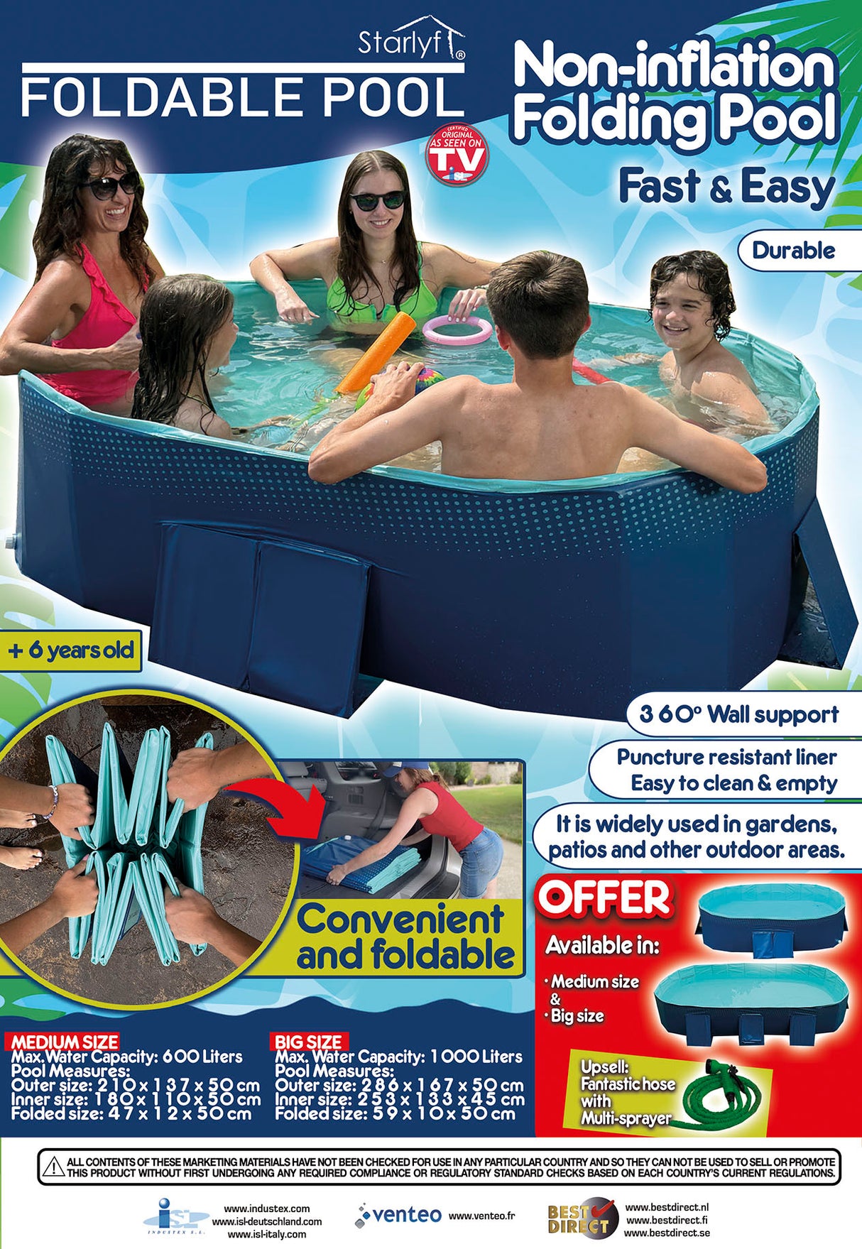 ##product## - Piscine pliante taille M - - Suisseteleachat