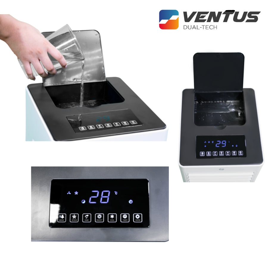##product## - VENTUS DUAL TECH - Chauffer, rafraîchir, humidifier et purifier - - Suisseteleachat