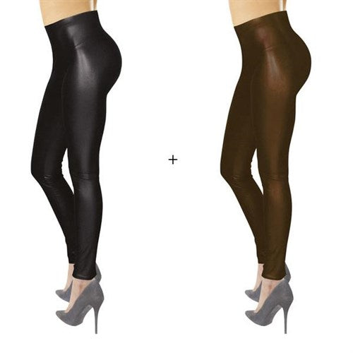 ##product## - JEGGING EFFET CUIR LOT DE 2 - vêtements et chaussures - Suisseteleachat