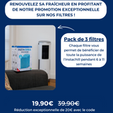 ##product## - Lot de 3 filtres de remplacement Instachill -  - Suisseteleachat