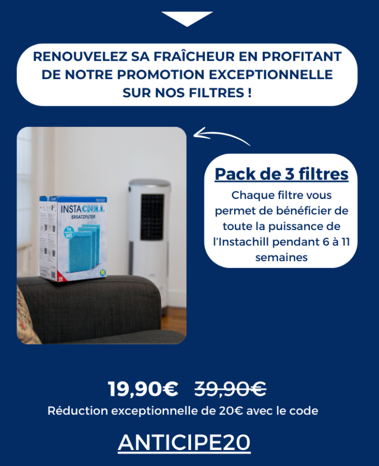 ##product## - Lot de 3 filtres de remplacement Instachill -  - Suisseteleachat