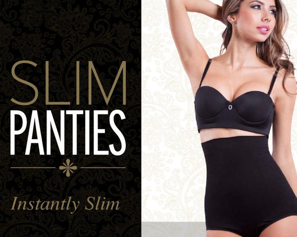 ##product## - SLIM PANTIES CONTROL NUDE + BLACK - Vêtement amincissent, Promotion - Suisseteleachat